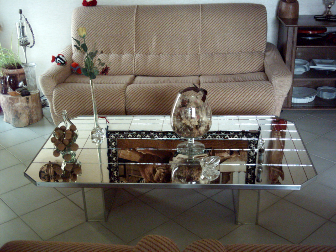 TABLE BASSE VERRE MODERNE